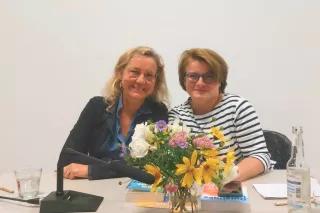 Annika Joeres und Marie-Luise Braun Portrait von Annika Joeres und Marie-Luise Braun